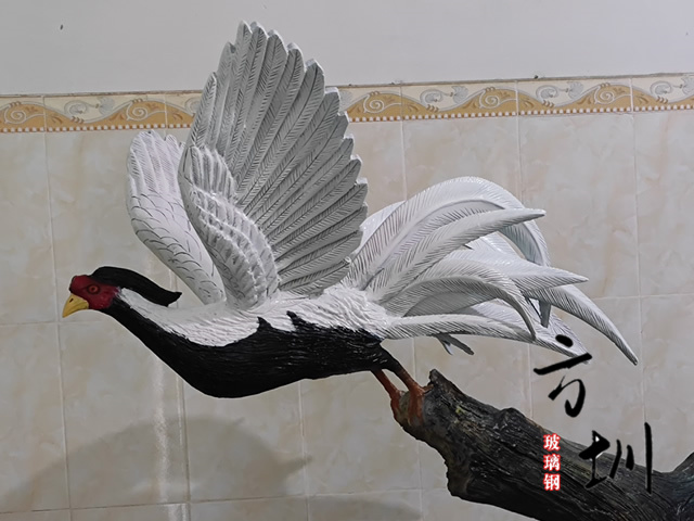 仿真玻璃钢鸟动物(wù)雕塑