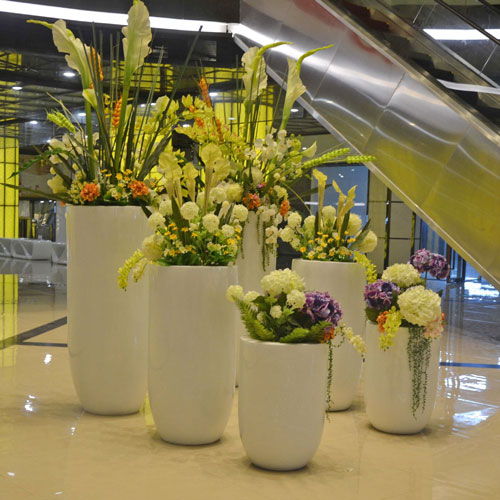 玻璃钢室内装饰花(huā)盆