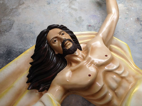 玻璃钢耶稣雕塑