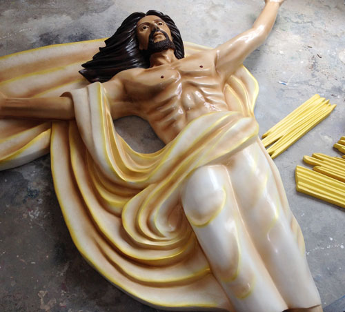 玻璃钢耶稣雕塑